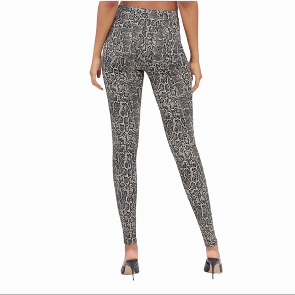 Spanx Jean-ish Snake Print Leggings - Picture 5 of 6